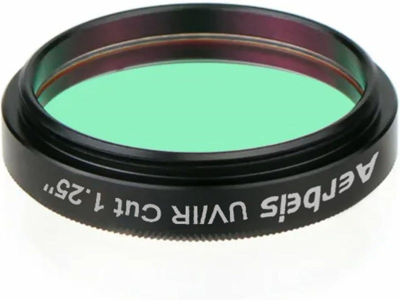 Aerbeis Telescope Filter 1.25 Inch UV IR Cut Block Filter, Aluminum Alloy Material, Frame Stacking Structure, Multi-Layer Coating Optical Glass, Correct Color cast - Image 4